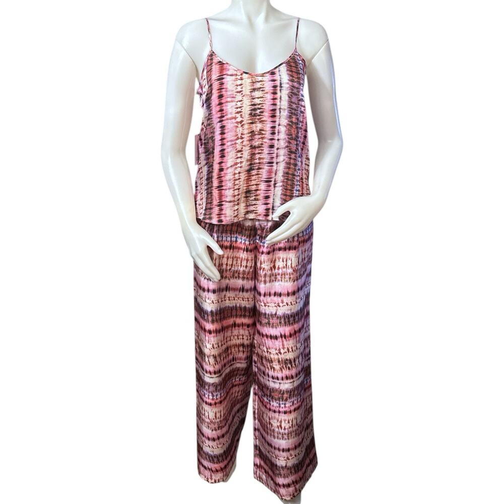 Lini Set Charlie Cami , Brett Pant Fuchsia Size XS NWT
